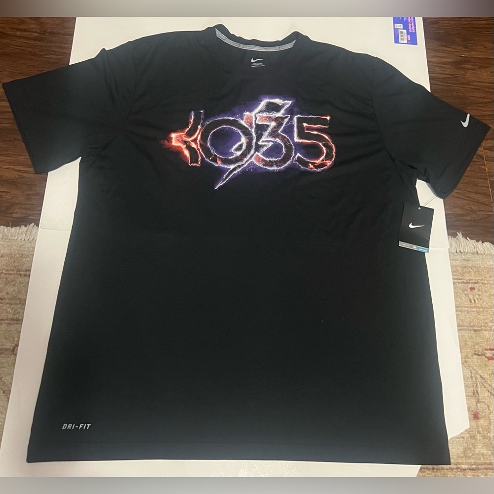 Men’s Nike Kevin Durant “KD35 Lightning Storm” Dri-fit Shirt Black Size: XL NWT